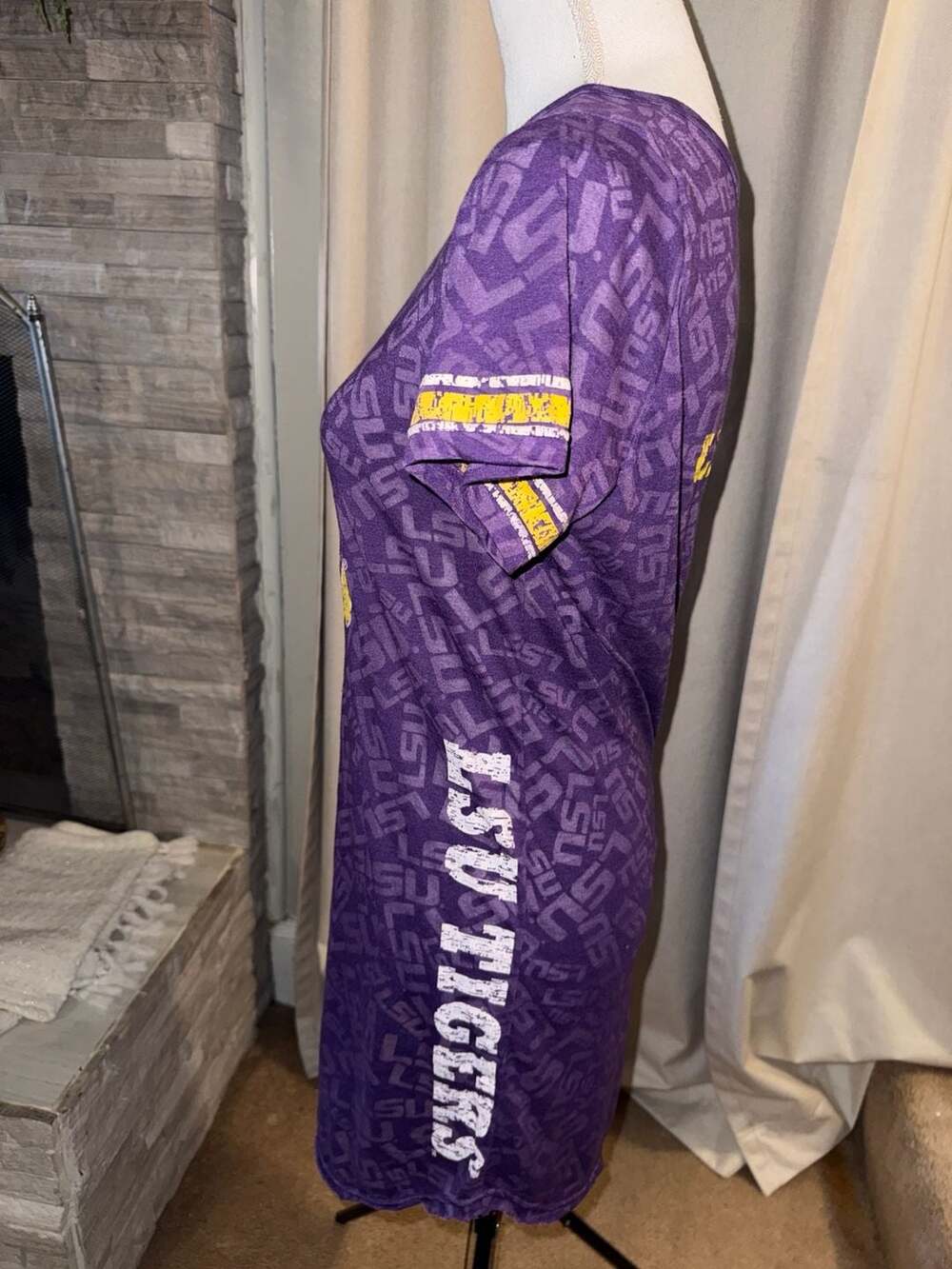 Concepts Sport LSU Tigers T-Shirt Dress Size L